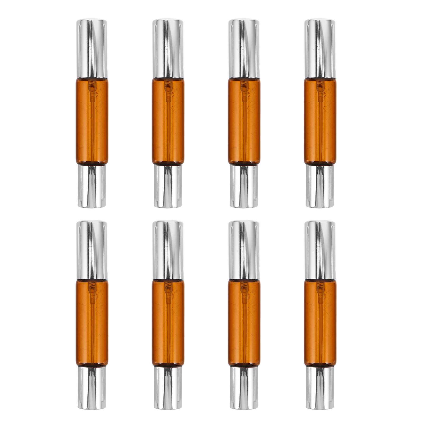 8Pcs Amber Glass Essential Oil - огляд і ціна Perfume Refill Bottle