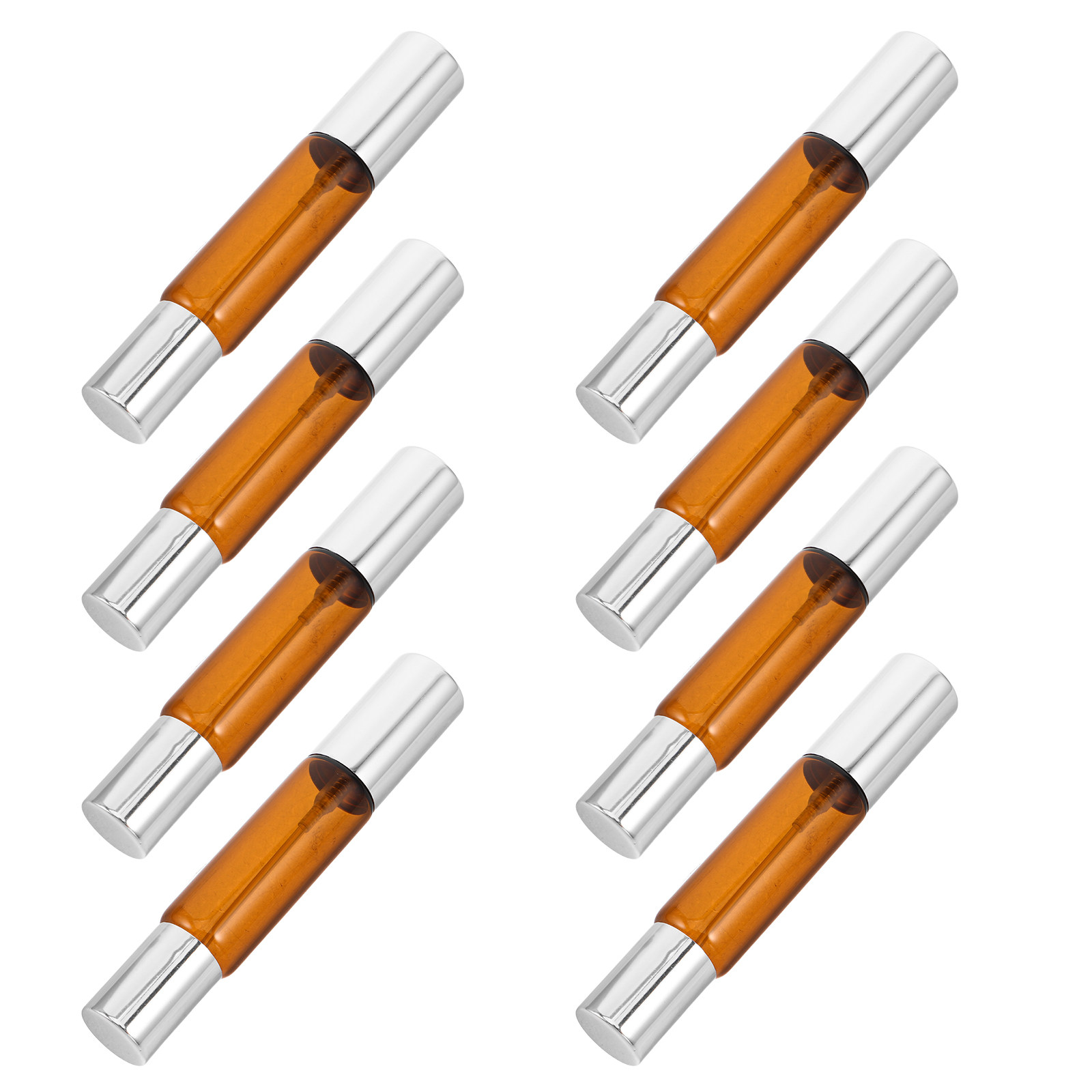 8Pcs Amber Glass Essential Oil - огляд і ціна Perfume Refill Bottle