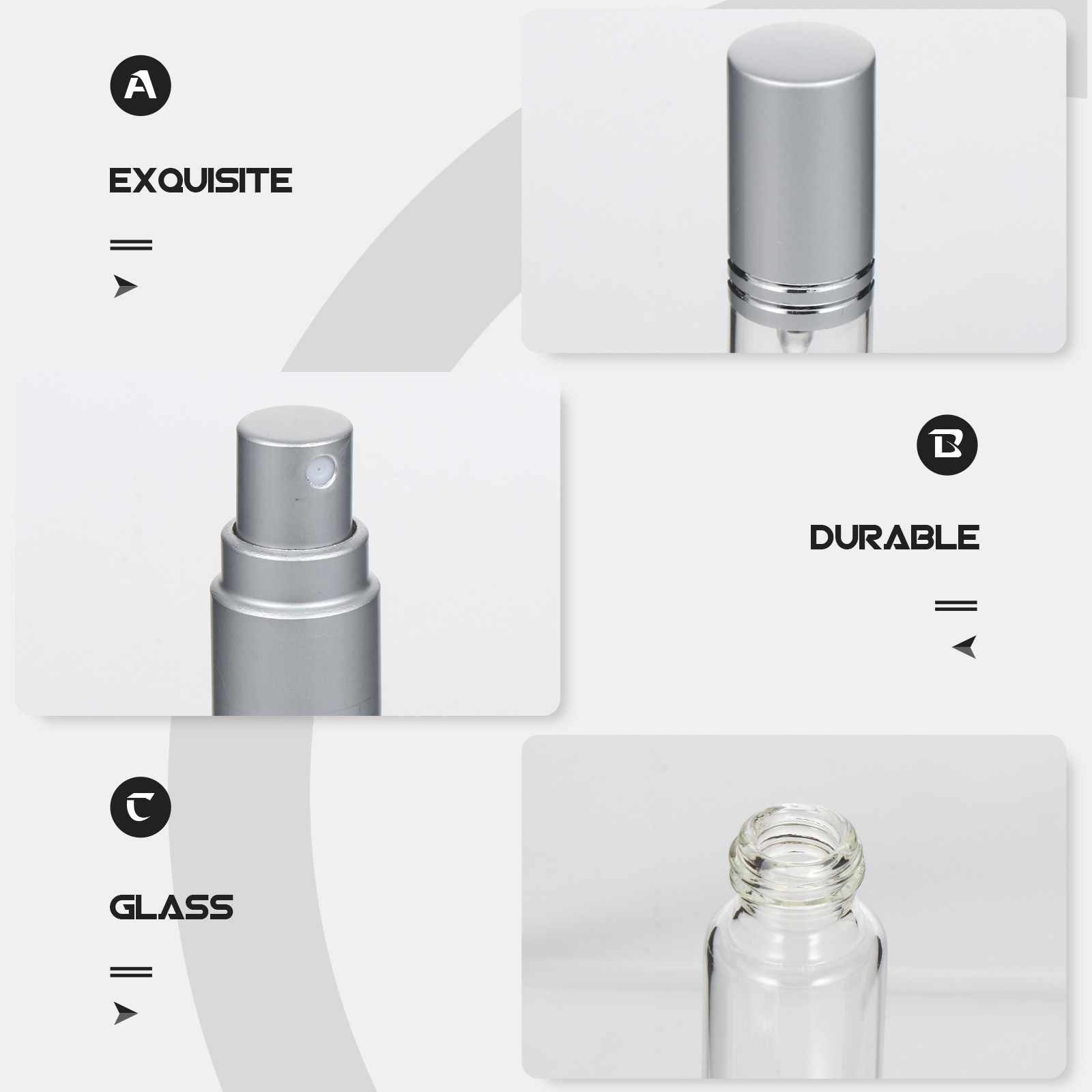 6Pcs Premium Leakproof Portabl - огляд і ціна Perfume Refill Bottle