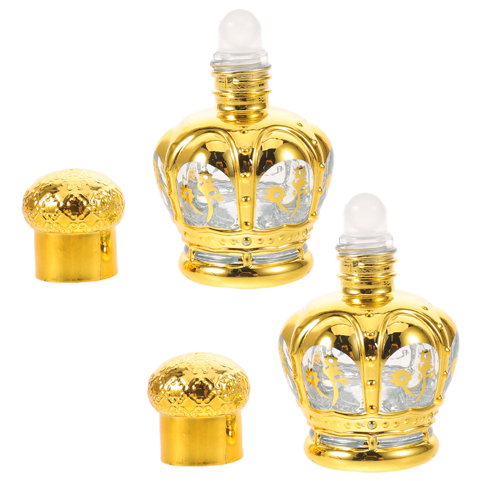 2Pcs 12Ml Clear Glass Roll on  - огляд і ціна Perfume Refill Bottle